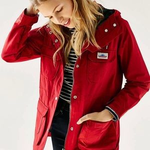 Penfield/Madewell Kasson Rain Parka - Red